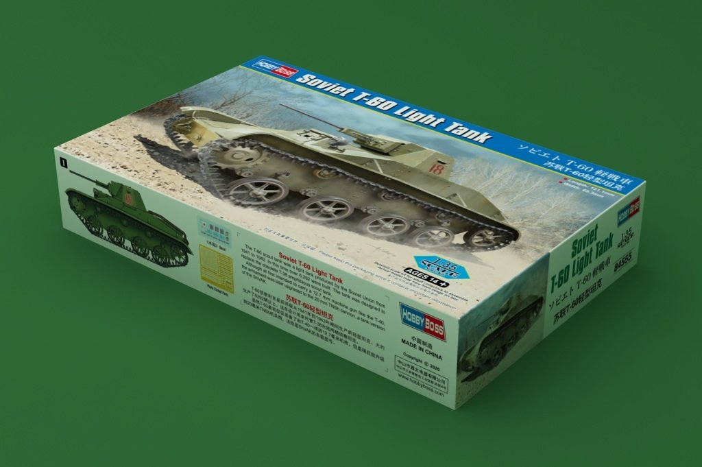 Hobby Boss 84555 Soviet T-60 Light Tank 1/35 – image 2