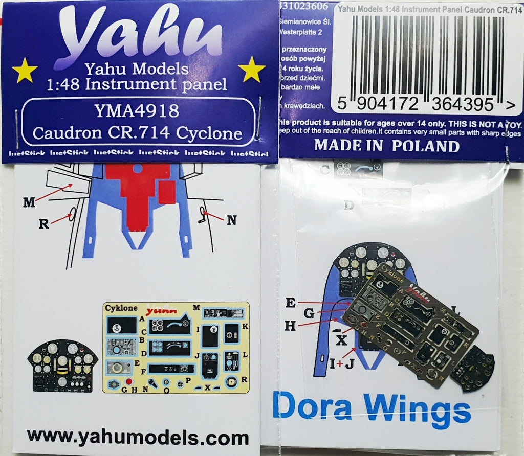 Yahu YMA4918 Caudron 714 Cyclone Dora Wings 1/48