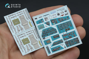 Quinta Studio QD48570 Mi-24A 3D-Printed &amp;amp; colored Interior on decal paper (Trumpeter) 1/48 – obrázek 2