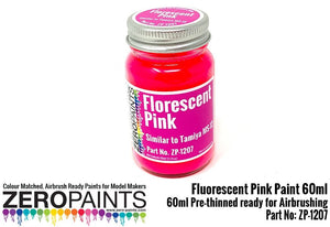 Zero Paints ZP-1207 Fluorescent Pink Paint 60ml