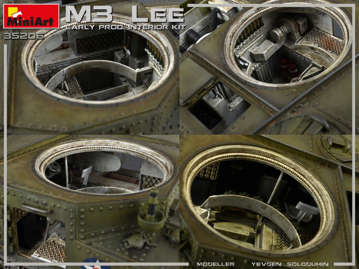 Miniart 35206 M3 Lee early prod. w/interior 1/35 – obrázek 20