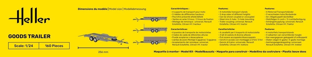 Heller 56778 STARTER KIT Goods Trailer 1/24 – zdjęcie 6