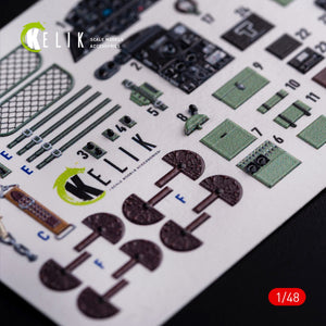 KELIK K48077 Ki-51 Sonia interior 3D decals for WingsyKits kit 1/48 – immagine 6