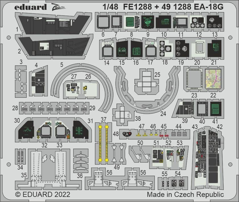 Eduard BIG49347 EA-18G MENG 1/48 – obrázek 3