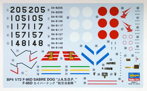 Hasegawa BP4 (51404) F-86D Saber Dog &amp;#39;JASDF&amp;#39; 1/72 – image 3