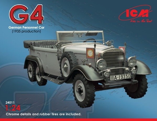 ICM 24011 Type G4 (1935 Production) WWII German Personnel Car 1/24