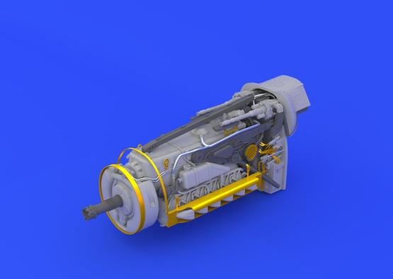 Eduard 648250 Bf 109G-6 engine &amp;amp; fuselage guns 1/48 EDUARD