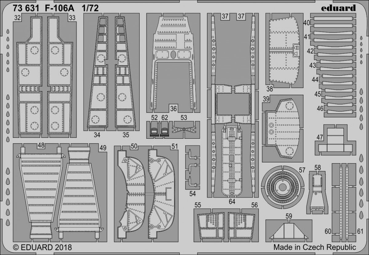 Eduard 73631 F-106A TRUMPETER 1/72 – obrázek 2