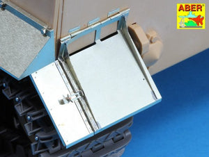 Aber 16051 Rear fenders for Tiger I, Ausf.E – (Late version) 1/16 – Bild 7