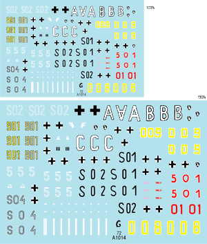 Star Decals 72-A1014 Befehlspanzer # 5. German Command 1/72 – image 4
