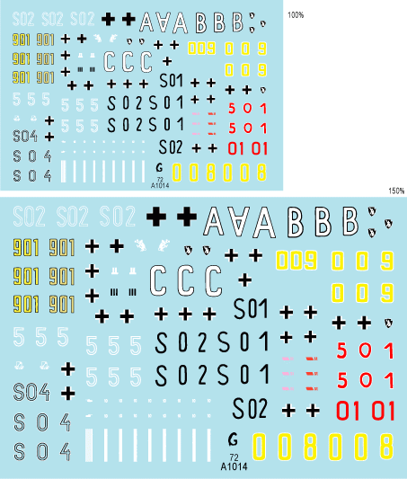 Star Decals 72-A1014 Befehlspanzer # 5. German Command 1/72 – image 4