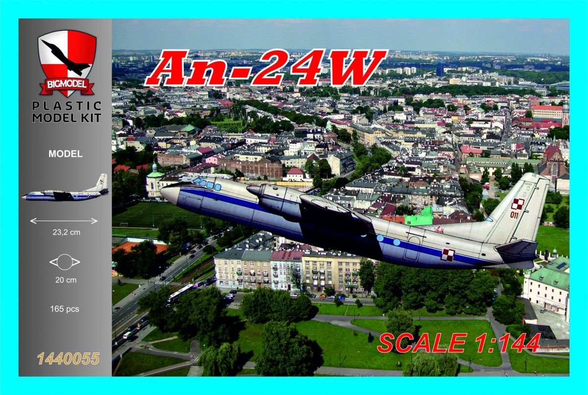 Big Model 1440055 Antonov An-24W Polish Air Force 1/144