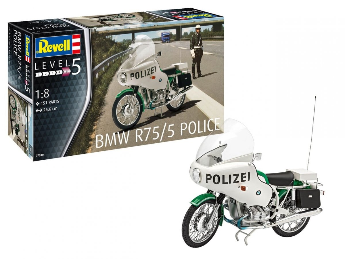 Revell 07940 BMW R75/5 Police 1/8 – Bild 2