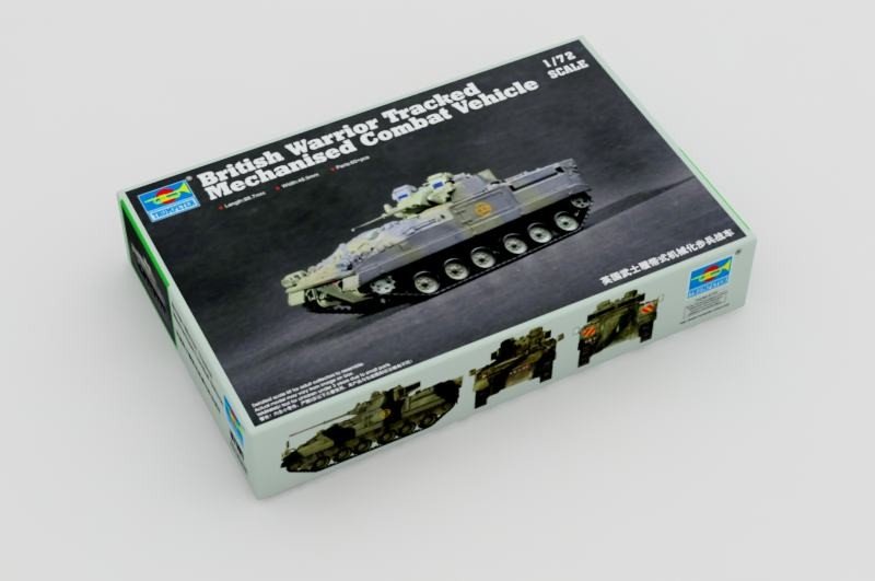 Trumpeter 07101 British Warrior Tracked Mechanized Combat Vehicle (1/72) – image 2