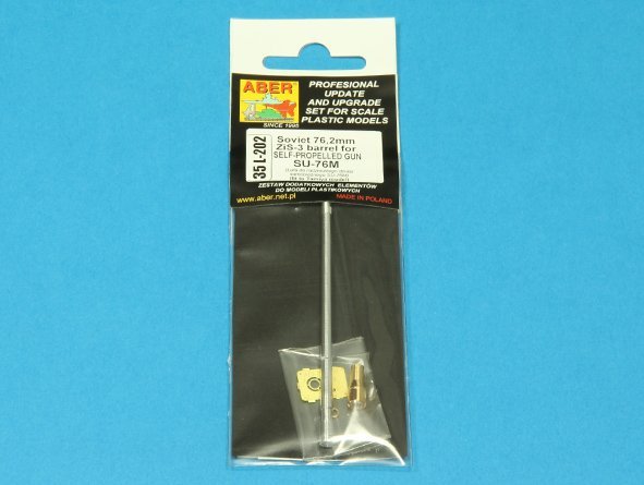 Aber 35L-202 Soviet 76.2mm ZiS-3 barrel for SELF-PROPELLED GUN SU-76M (1/35) – Bild 5