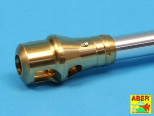 Aber 16L-09 Late muzzle brake for the barrel used on the late version of the Tiger I, King Tiger tank (Henschel turret) / Late muzzle brake used on German 8.8cm barrel Tiger I- late and Tiger II (Henschel turret) 1/16 – image 8