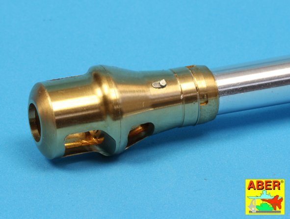 Aber 16L-09 Late muzzle brake for the barrel used on the late version of the Tiger I, King Tiger tank (Henschel turret) / Late muzzle brake used on German 8.8cm barrel Tiger I- late and Tiger II (Henschel turret) 1/16 – image 8