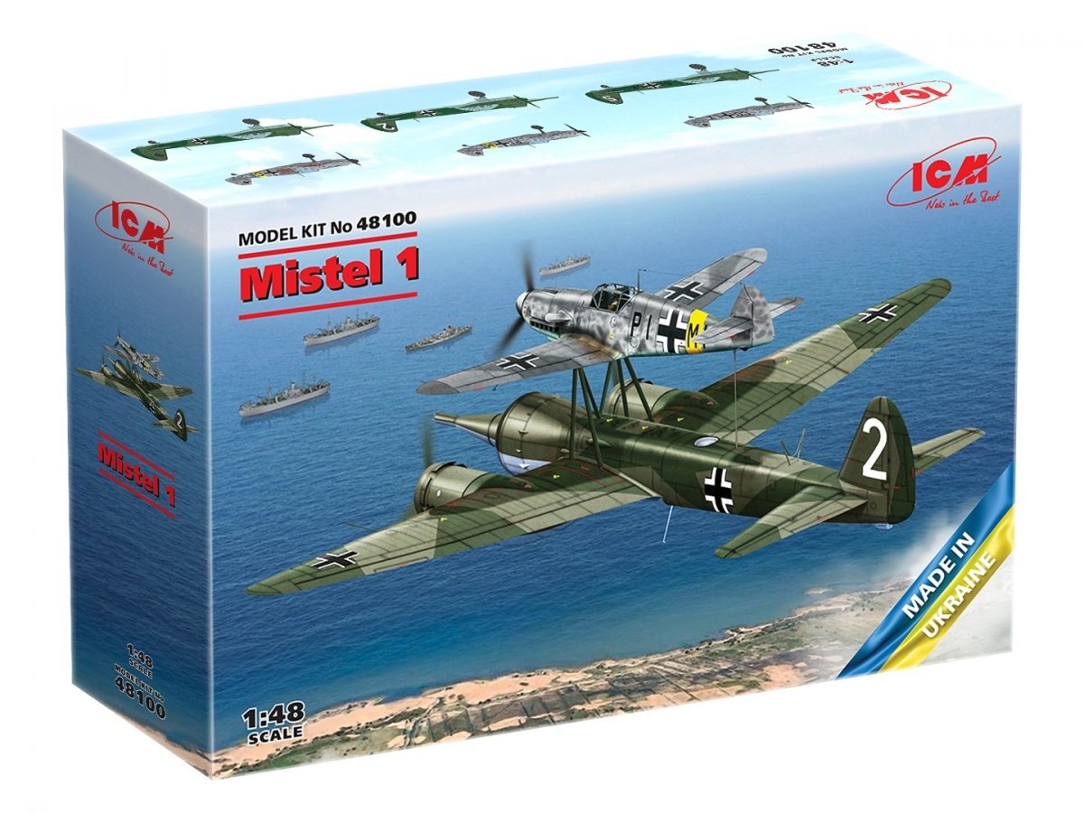 ICM 48100 Mistel 1 Avion composite allemand de la Seconde Guerre mondiale 1/48  – image 2
