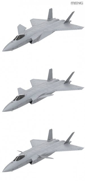 Meng LS-002 Chinese J-20 Stealth Fighter 1/48 – immagine 11