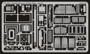 Eduard 35585 Krupp Protze PaK.35/36 37mm 1/35 Tamiya – obrázek 2