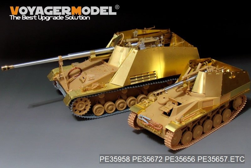 Voyager Model PE35958 WWII German self-propelled howitzer Wespe basic For TAMIYA 35200/35358 1/35 – image 27