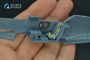 Quinta Studio QD48161 Bf 109G-10 3D-Printed &amp;amp; colored Interior on decal paper (Eduard) 1/48 – Bild 8