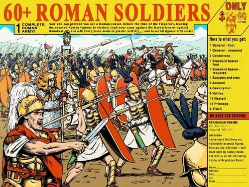 Hat 8151 60 Roman Soldiers 1/72