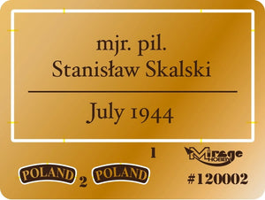 Mirage 120002 W/Cdr Stanisław SKALSKI (July 1944) 200mm – Bild 4