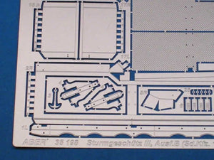 Aber 35198 German anti-tank self propelled gun Sturmgeschütz III, Ausf.B (Sd.Kfz. 142) - vol. 2 - additional set - fenders (1/35) – image 3