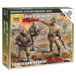 Zvezda 6103 Soviet infantry 1941-1945 1/72
