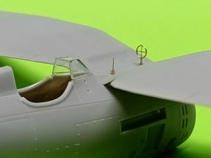 Master AM-48-160 PZL P.11c - zestaw detali - lufy karabinu wz. 33, celowniki oraz dysza Venturiego 1/48 – zdjęcie 6