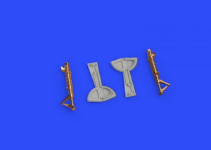 Eduard 648308 Bf 109F undercarriage legs BRONZE EDUARD 1/48 – Bild 3