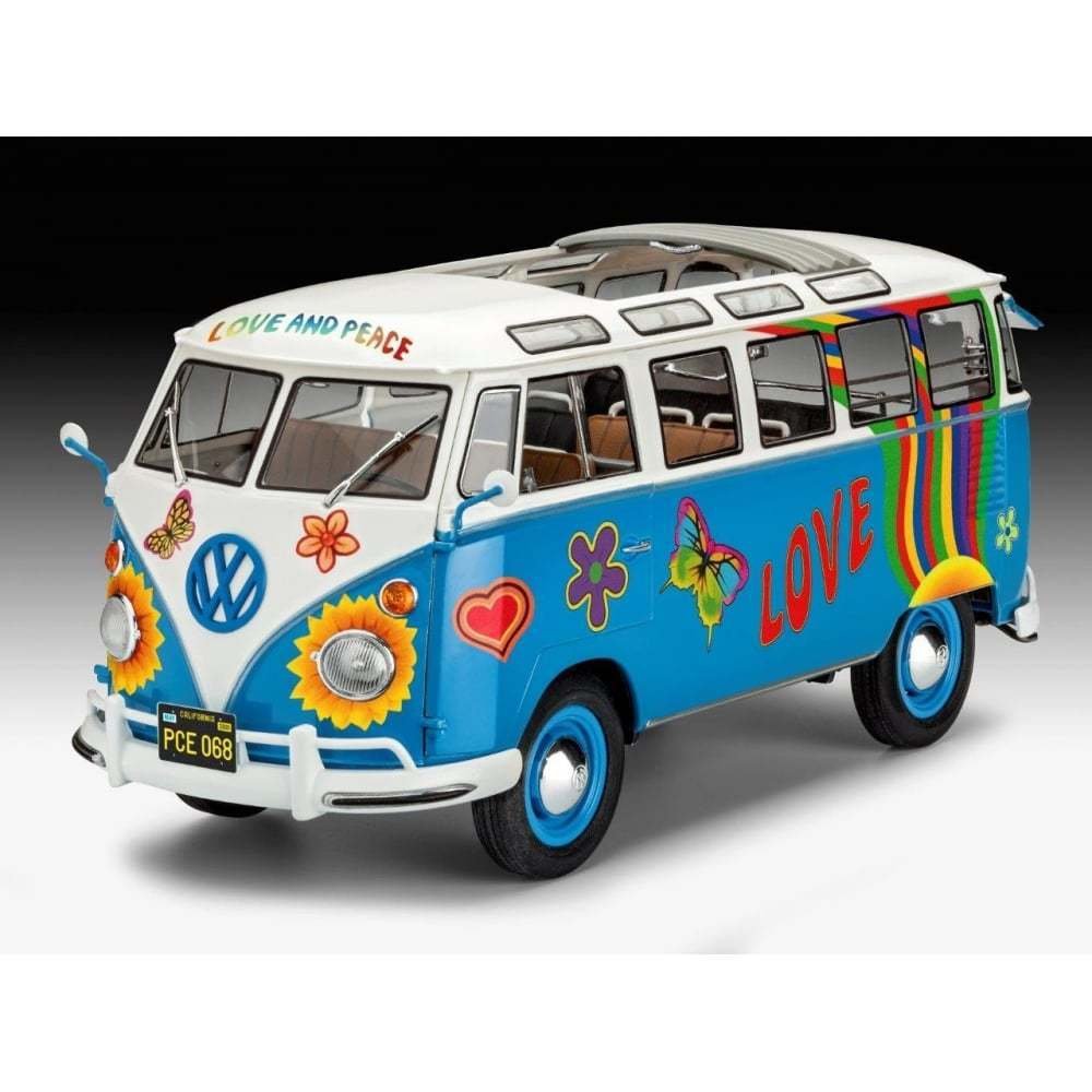 Revell 07050 VW T1 Samba Bus Flower Power 1/24 – Bild 2