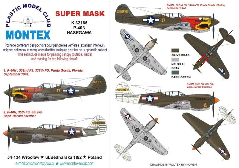 Montex K32165 P-40N 1/32