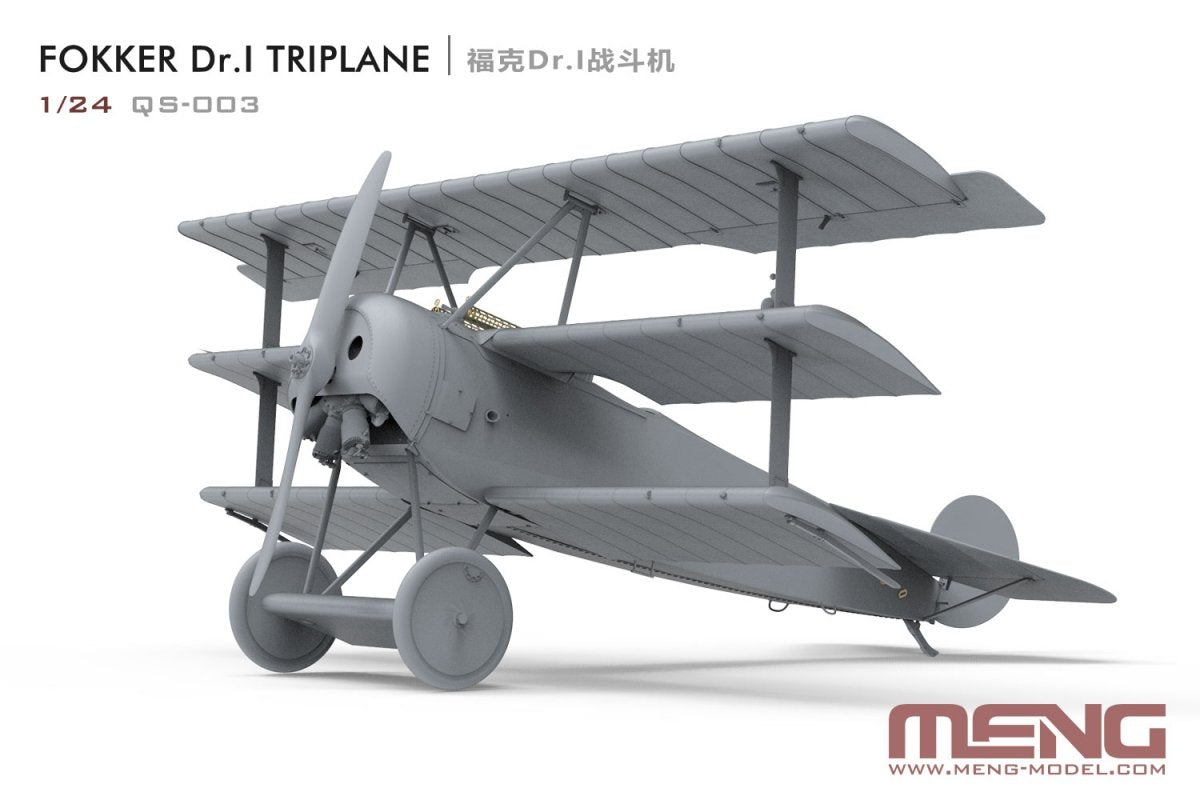 Meng Model QS-003 Fokker Dr.I Triplane 1/24 – obrázek 4
