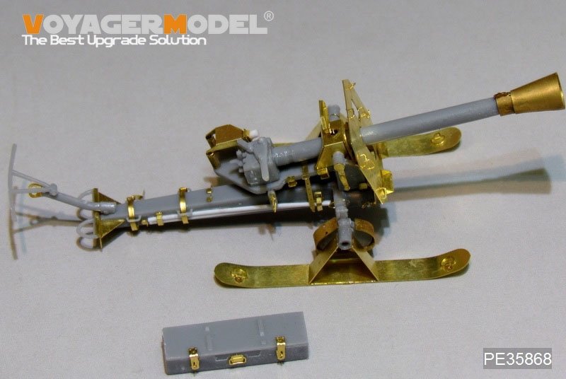 Voyager Model PE35868 WWII German 88mm Raketenwerfer43 PUPPCHEN sled versio for DRAGON 1/35 – obrázek 3