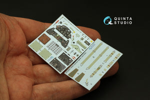 Quinta Studio QD32177 Bf 109E3/4 3D-Printed colored Interior on decal paper (Trumpeter) 1/32 – image 5