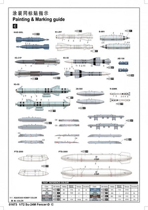 Trumpeter 01673 Su-24M Fencer-D – imagen 3