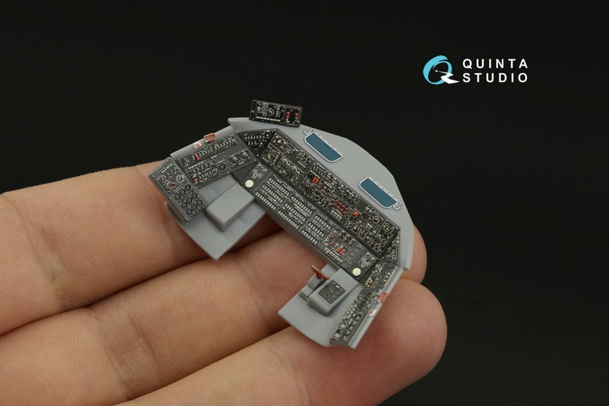 Quinta Studio QD48354 Mi-17 (Mi-8MT Export version) 3D-Printed &amp;amp; colored Interior on decal paper (Zvezda) 1/48 – Bild 8