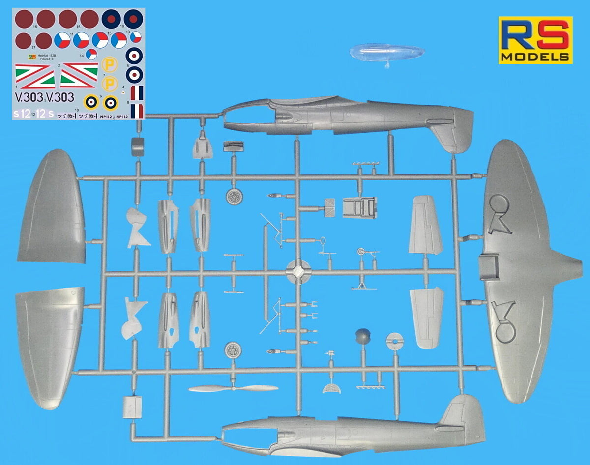 RS Models 92316 Heinkel He-112B WWII German Fighter 1/72 – image 5