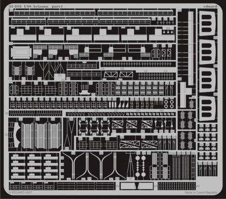 Eduard 53016 USS Arizona MINI HOBBY MODEL 1/350 – imagen 3