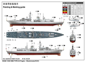 Trumpeter 04546 HMS TYPE 23 Frigate Westminster F237 1/350 – image 2