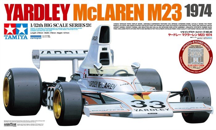 Tamiya 12049 Yardley McLaren M23 1974 1/12