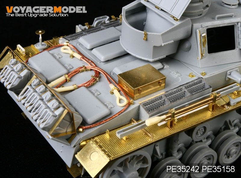 Voyager Model PE35242 WWII German Pz.Kpfw.III Ausf.N sPz.Abt 501 Afrika For DRAGON 6431 1/35 – zdjęcie 5