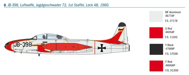 Italeri 1444 T-33A SHOOTING STAR 1/72 – image 8
