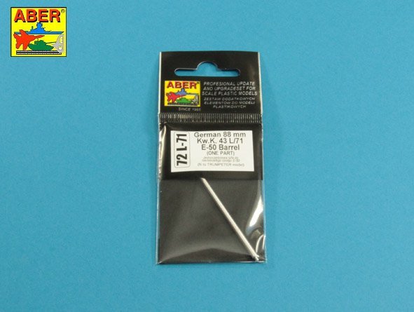Aber 72L-71 Germ.88 mm Kw.K. 43 L/71 E-50 Barrel (one part) 1/72 – obrázek 7