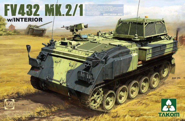 Takom 2066 British APC FV 432 Mk.2/1 avec intérieur 1/35