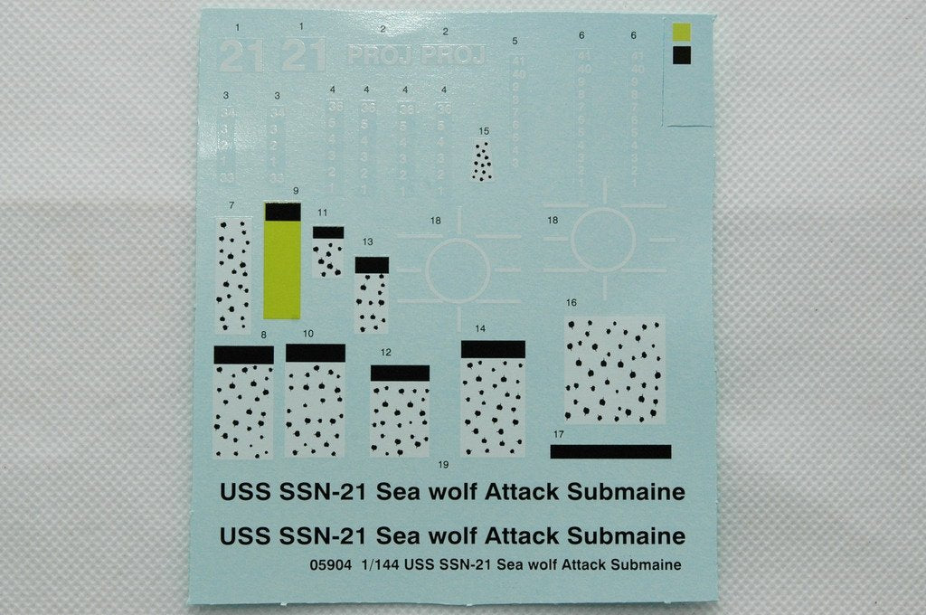Trumpeter 05904 USS SSN-21 Sea wolf Attack Submarine 1/144 – image 2