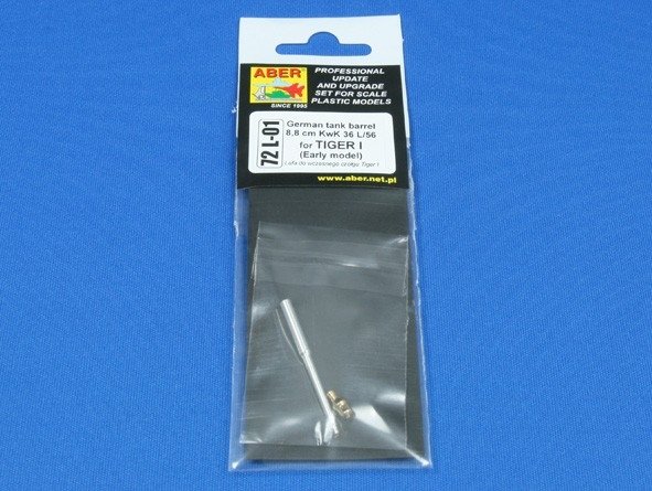 Aber 72L-01 German tank barrel 8,8cm KwK 36 for Tiger I 1/72 – Bild 3
