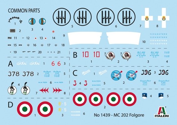 Italeri 1439 MC.202 Folgore 1/72 – image 3